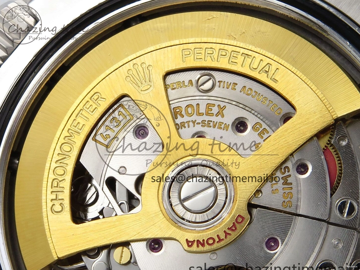 126506 1:1 Edition Ice Best SH4131 Daytona Strap V5 on Blue QF SS Dial Bracelet 0330